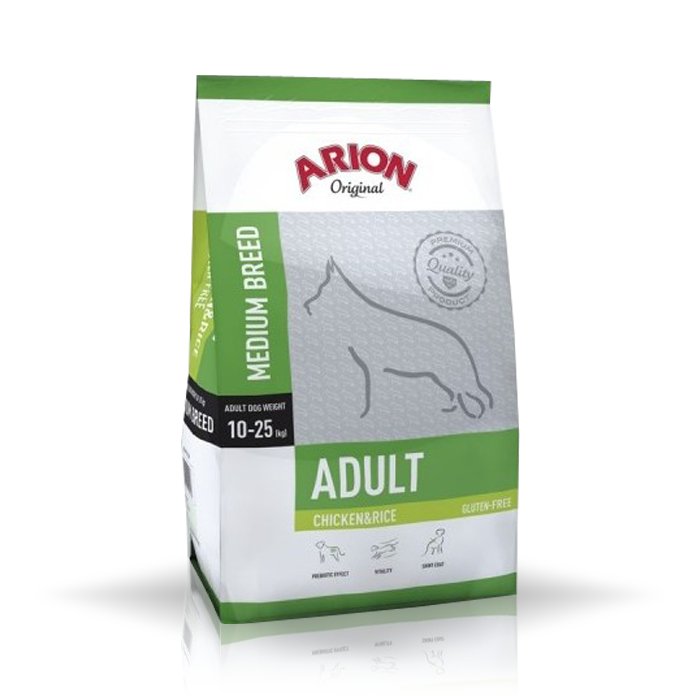 Arion Adult Medium Breed Chicken&Rice 12 kg