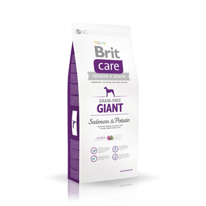 Brit Care Grain-Free Adult Giant Salmon&Potato 12 kg
