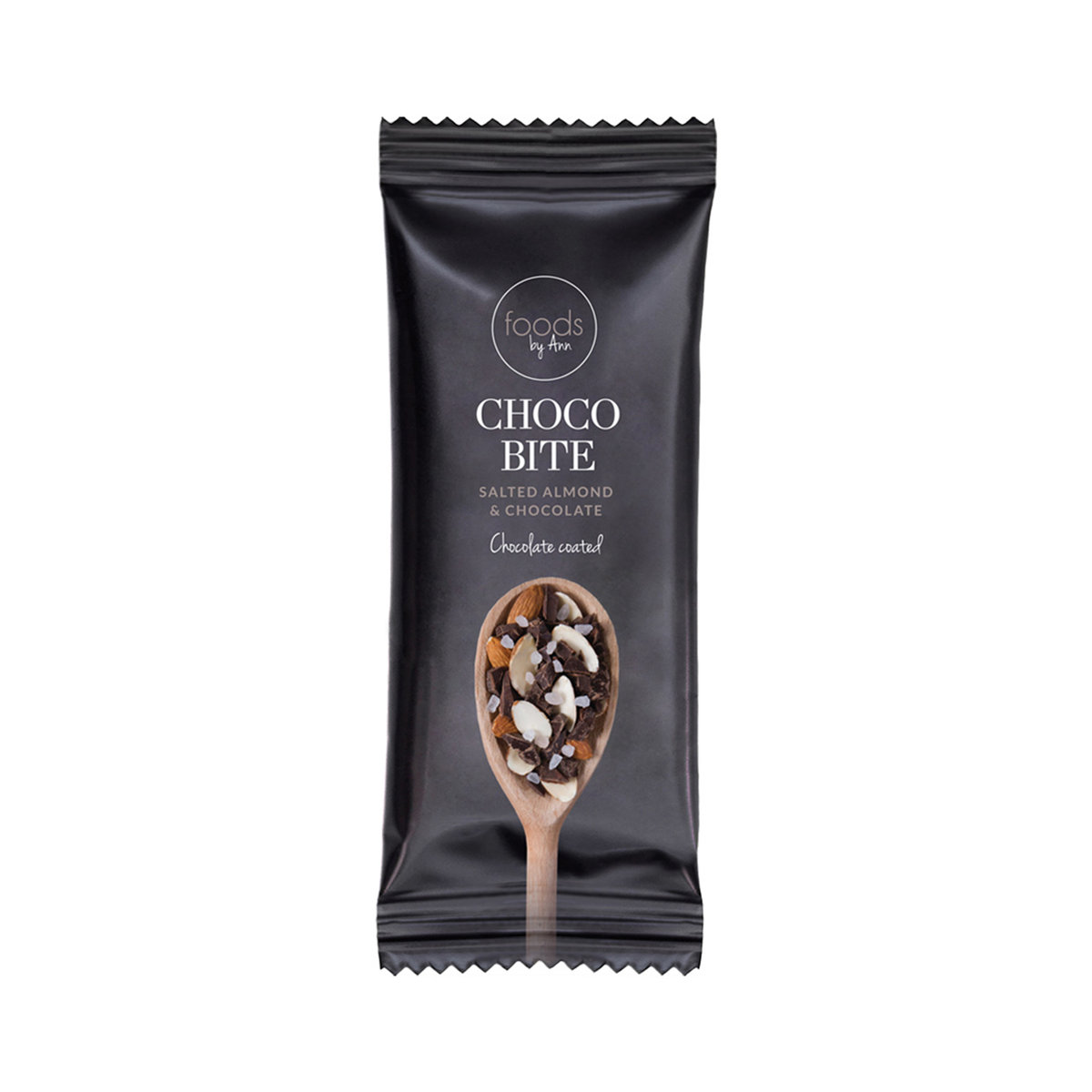 Foods by Ann Choco Bite Baton owocowo - orzechowy w polewie czekoladowej Słony Migdał & Czekolada 20 g