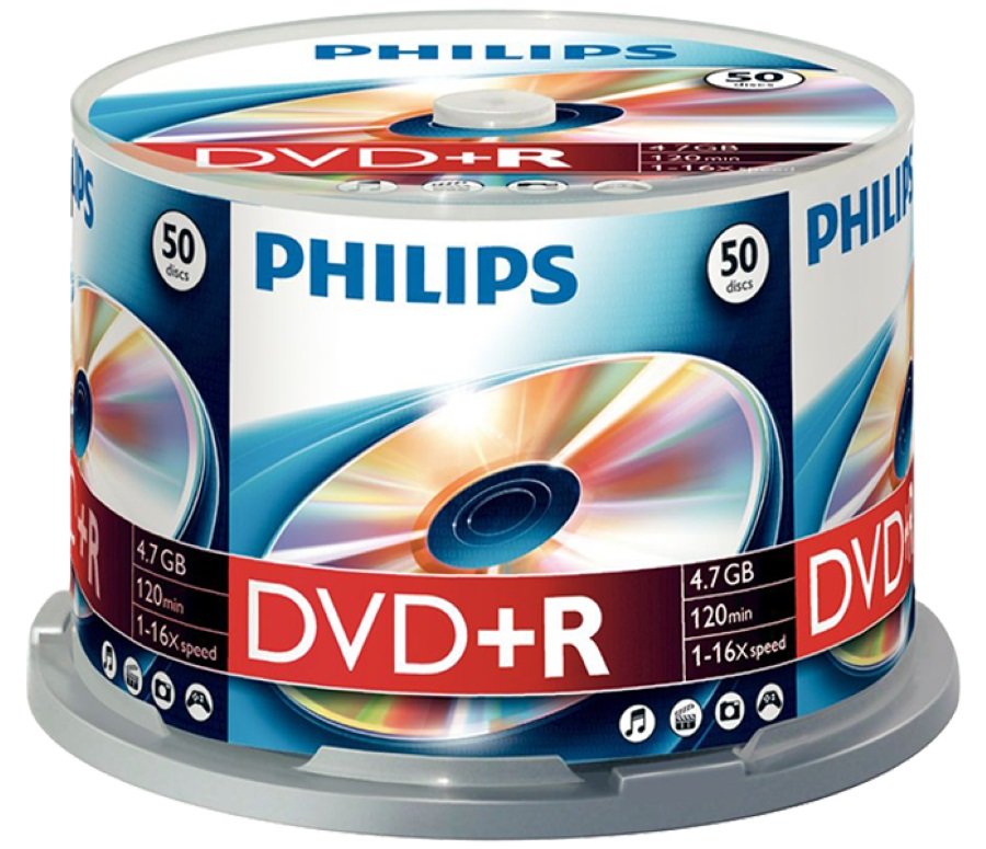 Philips DVD+R 4.7GB 16x 50 (DR4S6B50F/00)