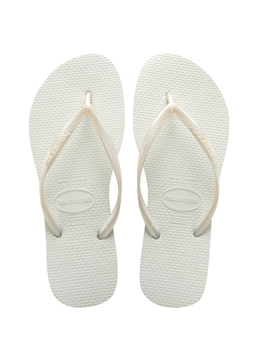 Havaianas, Japonki damskie, Slim Bianco, rozmiar 37/38