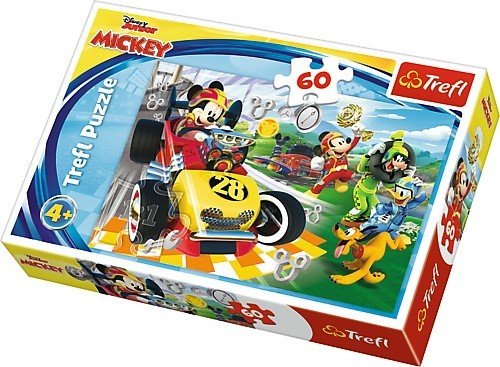 Trefl Puzzle 60el Rajd z przyjaciółmi Mickey i Raźni Rajdowcy 17322