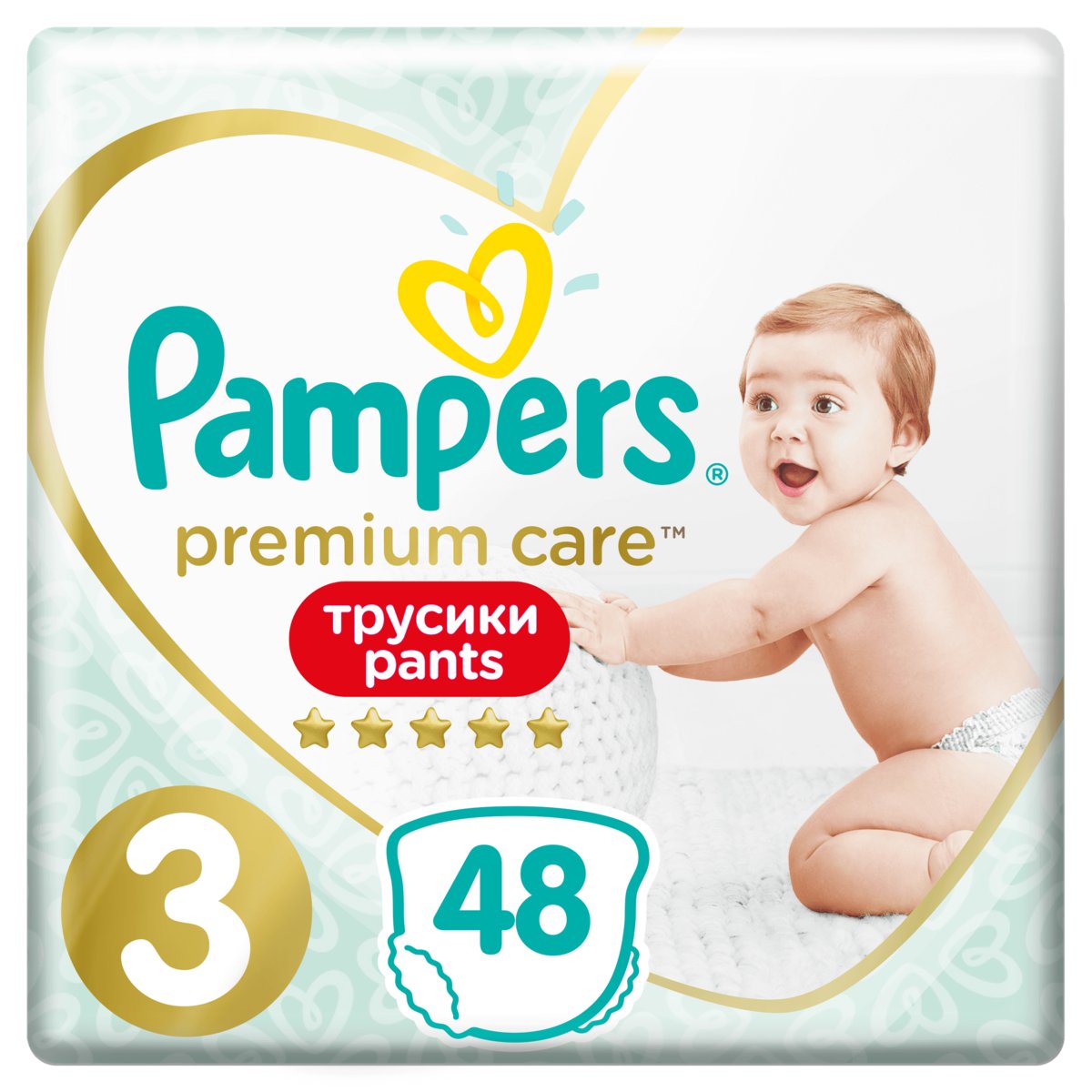 Pampers Premium Care Pants 3 Midi 48 pieluszek