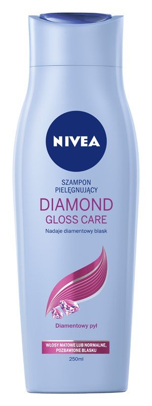 Фото - Шампунь Nivea  DIAMOND GLOSS - Mild Shampoo - Łagodny szampon pielęgnujący z diam 