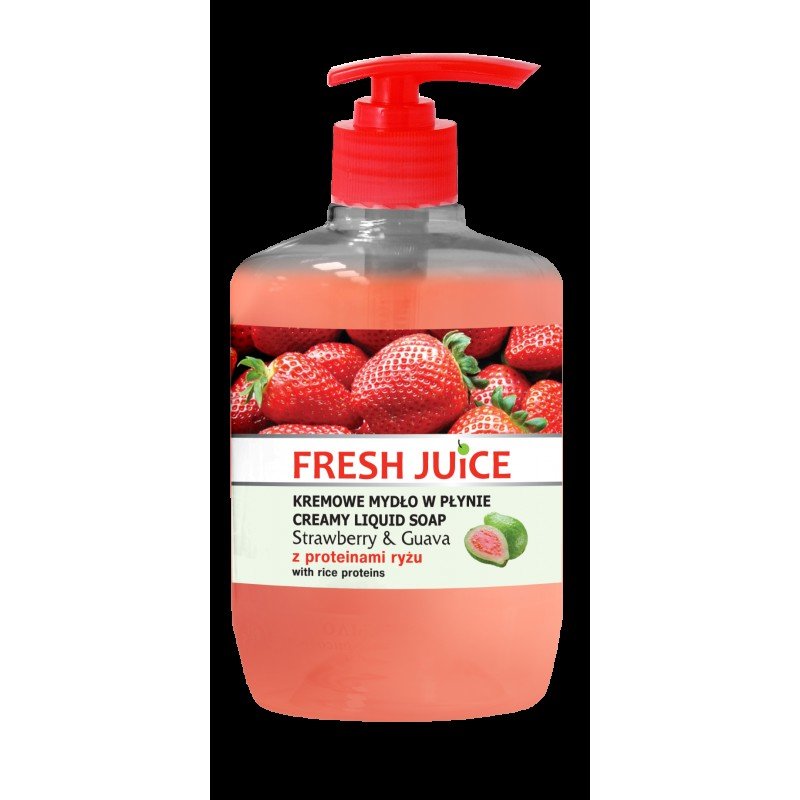 Zdjęcia - Mydło Elfa FRESH  w płynie Truskawka i Guava 460ml& 