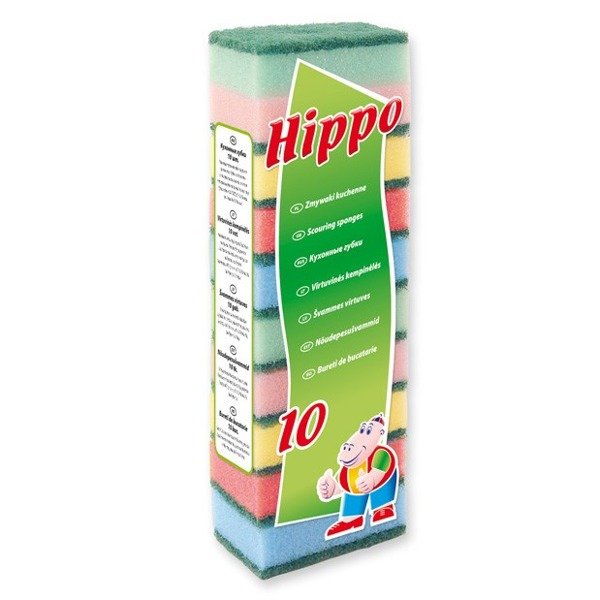 Hippo Gąbki do naczyń Hippo 10szt 10 szt 964-uniw