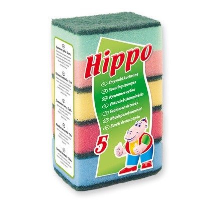 Hippo Gąbki do naczyń Hippo 5szt 5 szt 965-uniw