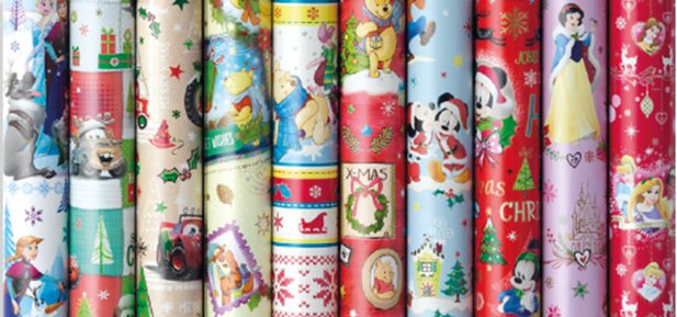 Papier do pakowania prezentów, Disney, mix wzorów, 1 sztuka