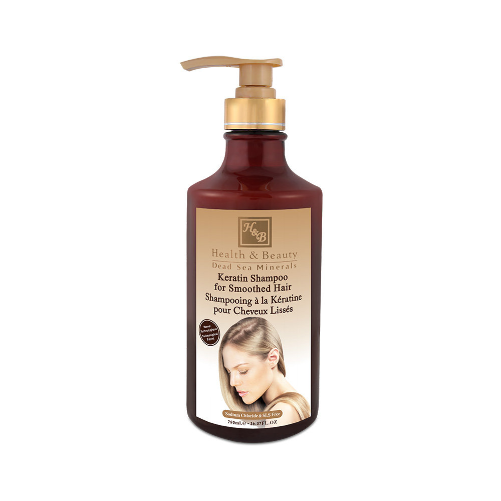 Health & Beauty Dead Sea Minerals Keratin Shampoo for Smoothie thed Hair 780 ML HEB3320