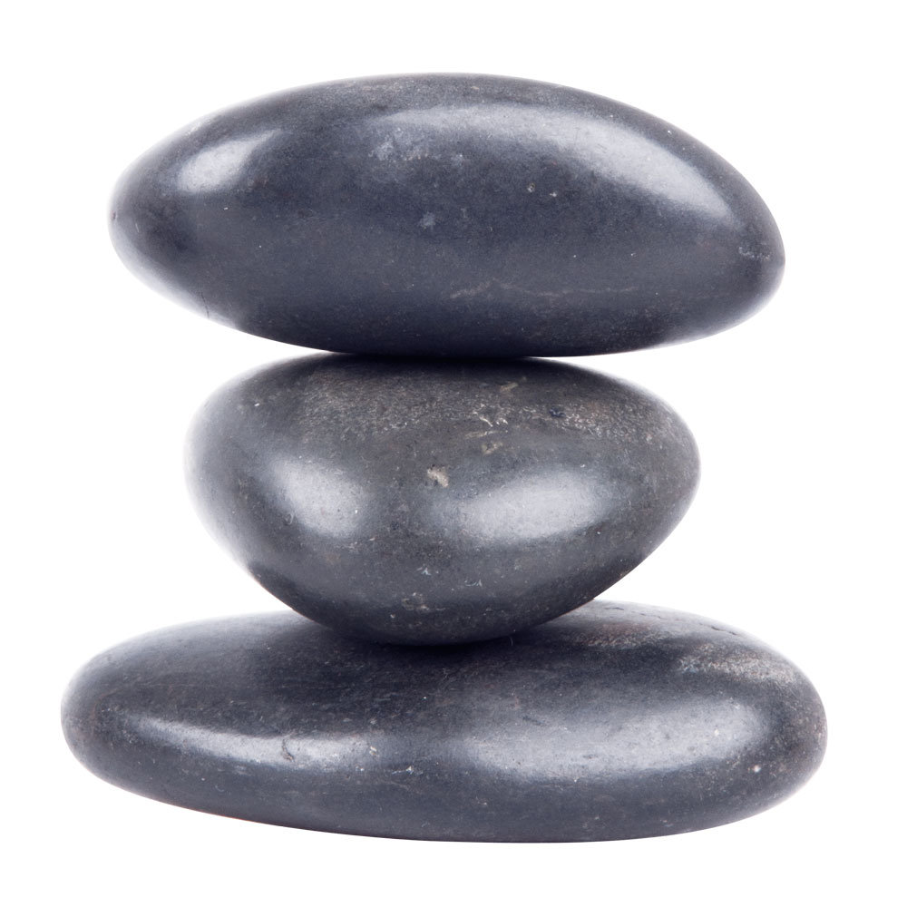 inSPORTline Kamienie wulkaniczne do masażu inSPORTline River Stone 8-10 cm - 3 szt.