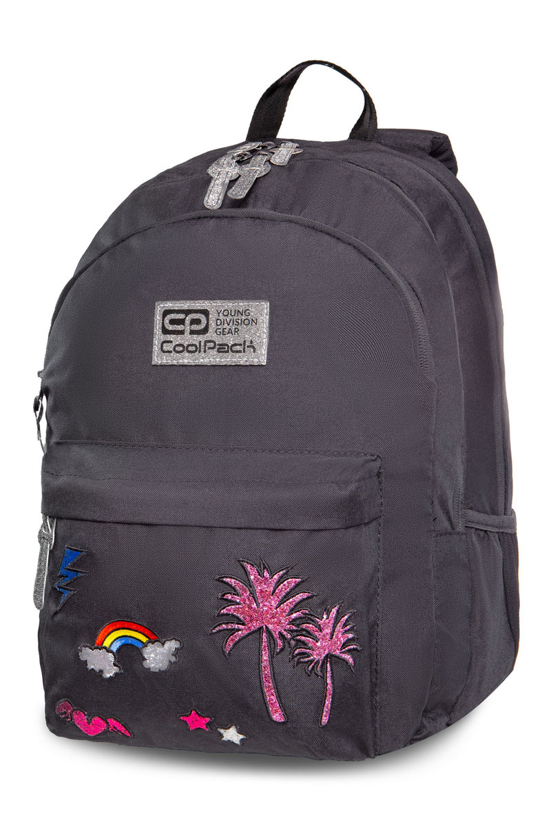 Patio Plecak Coolpack Hippie (B33085) Sparkling Badges Grey - 22479CP