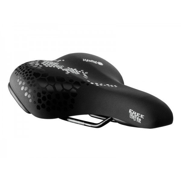 Selle Royal Siodełko Rowerowe Siodełko Damski D Freeway Fit Moderate, Czarna, One Size (4032426)