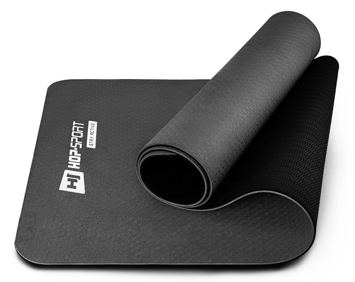 Hop-Sport Mata fitness TPE 0,6cm - czarna 34738