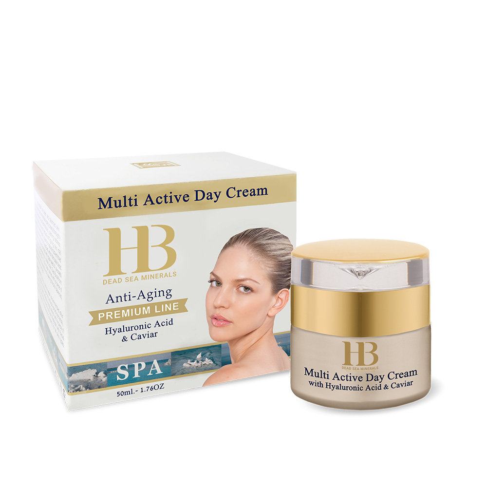HealthBeauty H & szer. Dead Sea Premium Line Multi-Active DAY Cream with hyaluronic Acid and Caviar 50 ML/1.76 fl. OZ