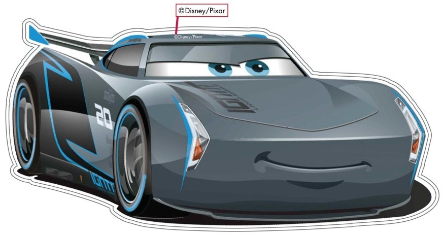 Disney - Dekoracje Ścienne - licencja Marko Dekoracja ścienna Auta - Cars Jackson Storm - mała SRCR-004       6