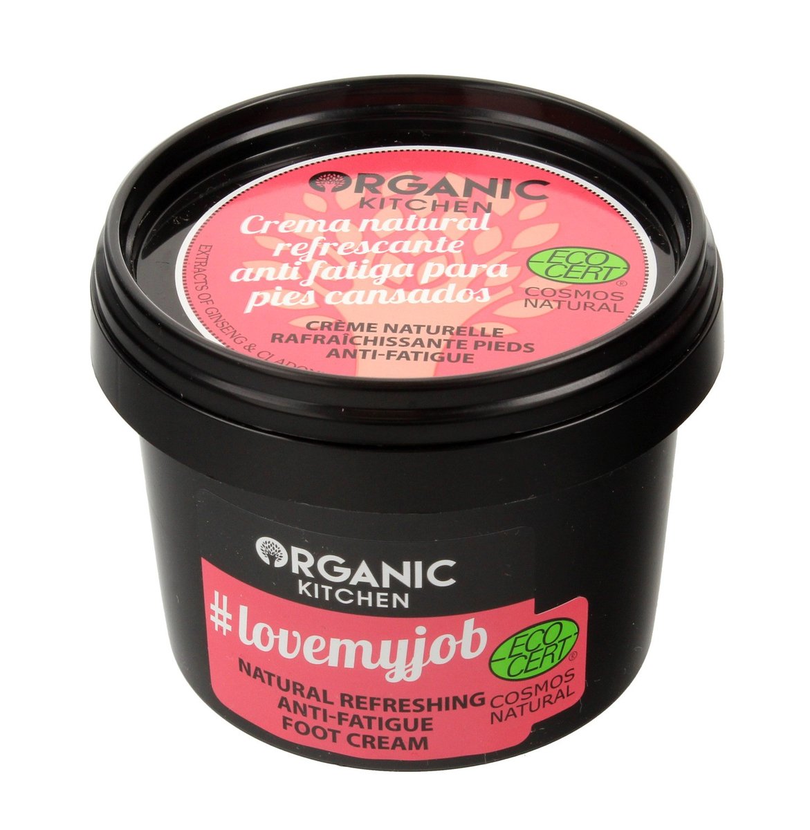 ORGANIC KITCHEN ORGANIC KITCHEN Naturalny orzeźwiający krem do stóp Usuwający zmęczenie - Kocham moją pracę, 100 ml 18545