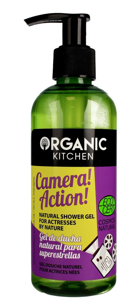 Organic KITCHEN KITCHEN Naturalny żel pod prysznic APARAT FOTOGRAFICZNY! AKACJA! 260 ML