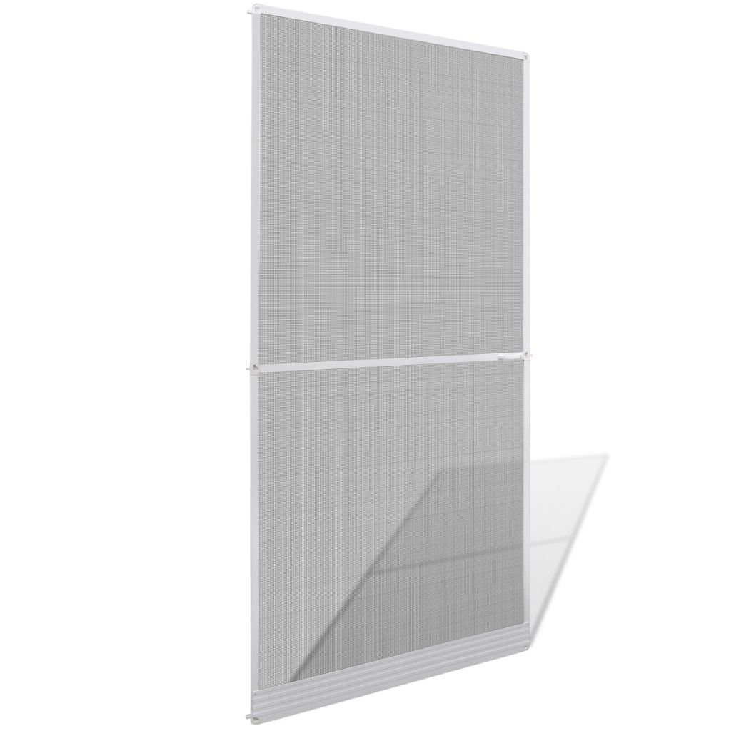 vidaXL vidaXL Biała moskitiera na drzwi 100 x 215 cm