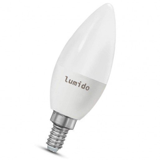 Lumido Żarówka LED neutralny biały LUMIDO E14 4W 360lm świeczka LUM0033