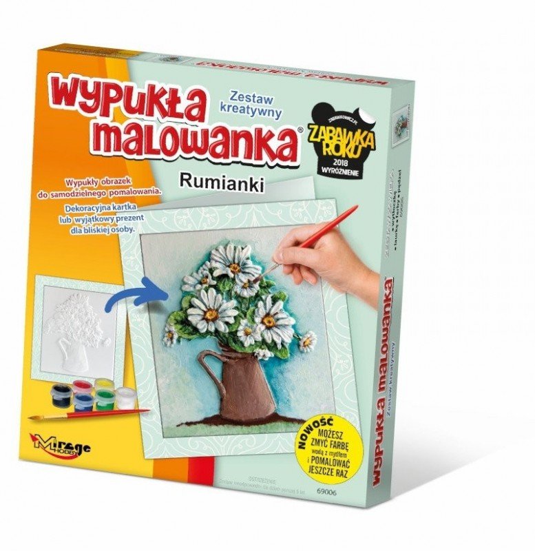 Mirage Hobby Wypukła Malowanka Kwiaty Rumianki