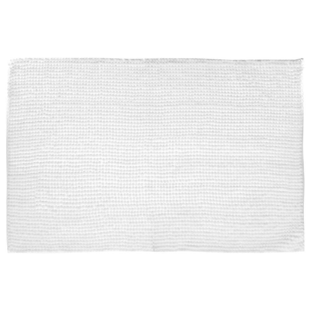 5five Simple Smart Dywanik łazienkowy TAPIS MINI CHENILLE 50x80 cm kolor biały B01GZ3HQDY