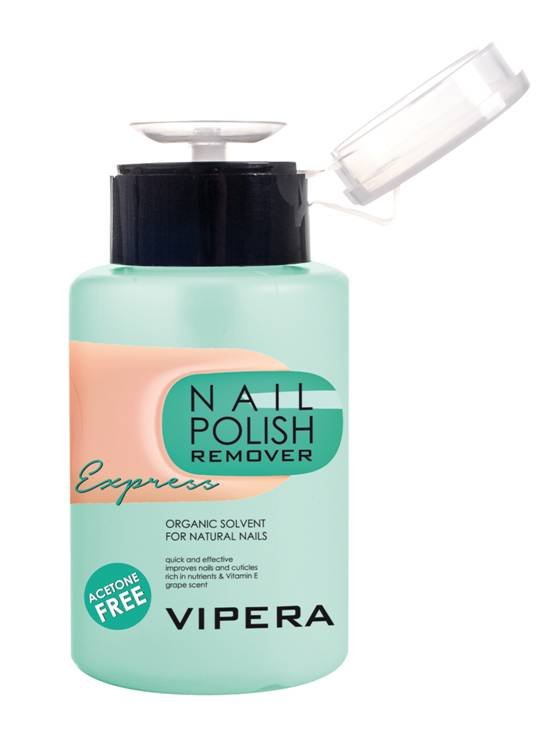 Vipera Nail Polish Remover Express bezacetonowy zmywacz do paznokci z witaminą E 175ml