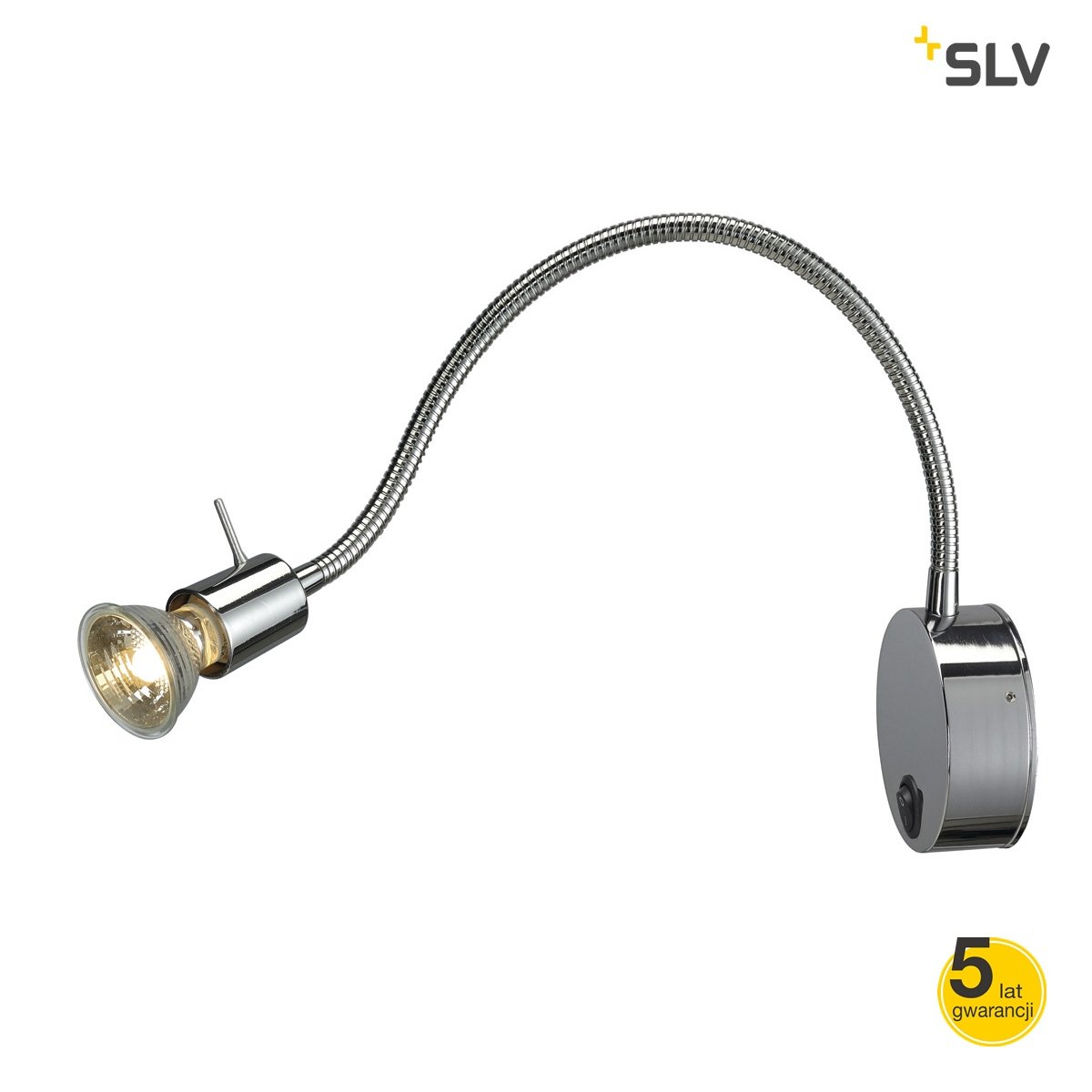 SLV DIO FLEX PLATE lampa naścienna chromowa GU10 max 50W 146692