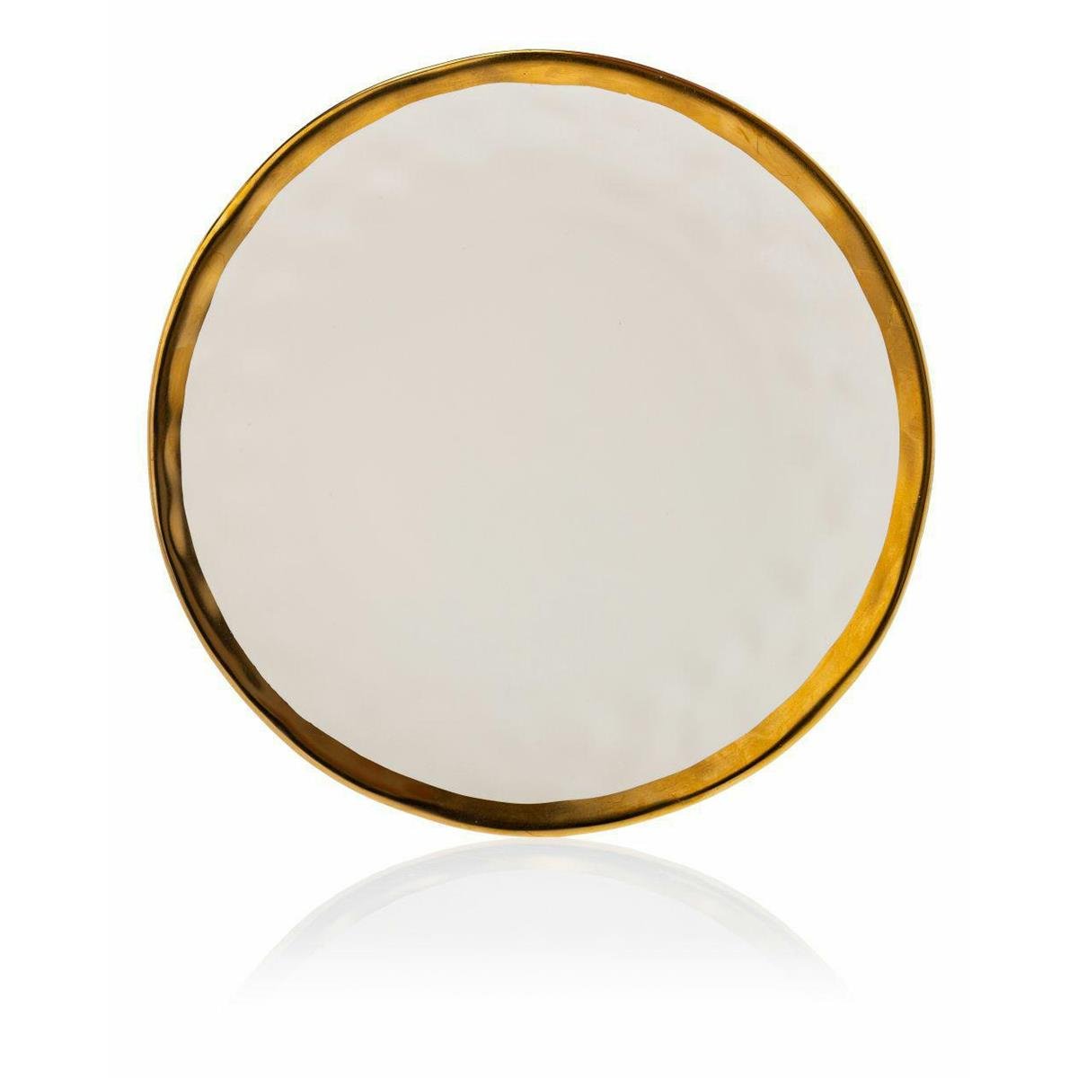 Talerz Lissa White Gold 27 cm