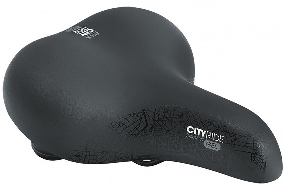 Kellys SiodeŁko rowerowe cityride czarny SIODŁO CITYRIDE 017 GEL BLK