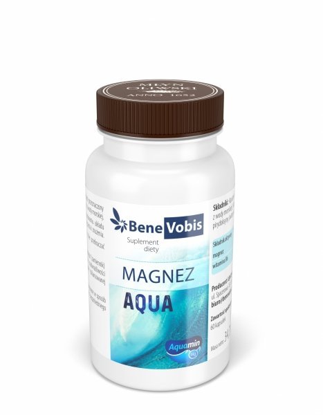Młyn Oliwski Bene Vobis - Magnez AQUA - 60 kapsułek