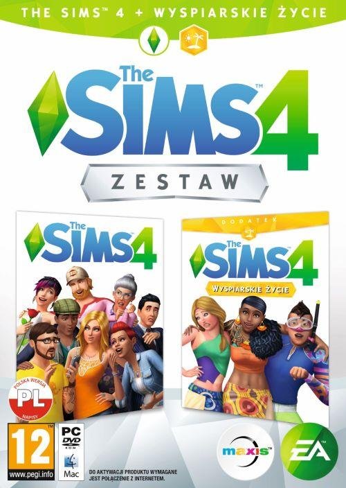 Electronic Arts The Sims 4 + Sims 4 Wyspiarskie Życie GRA PC