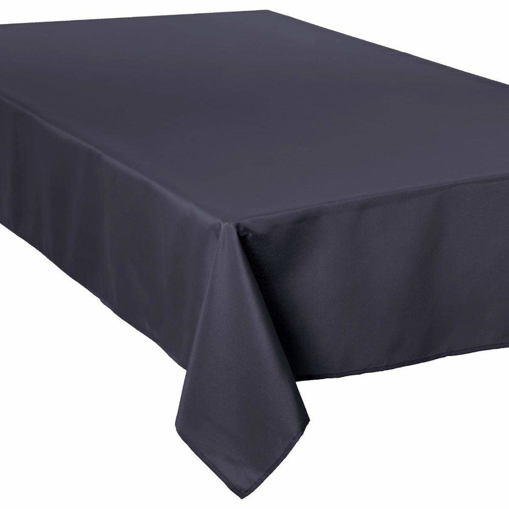 Atmosphera Obrus plamoodporny prostokątny obrus na stół elegancki obrus do salonu kolor antracytowy 300 x 150 cm B00J09RPIW