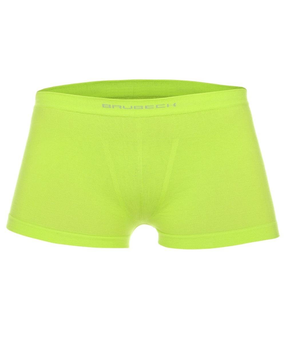 Brubeck, Bokserki chłopięce, Comfort Cotton Junior, limonkowe, rozmiar 104/110
