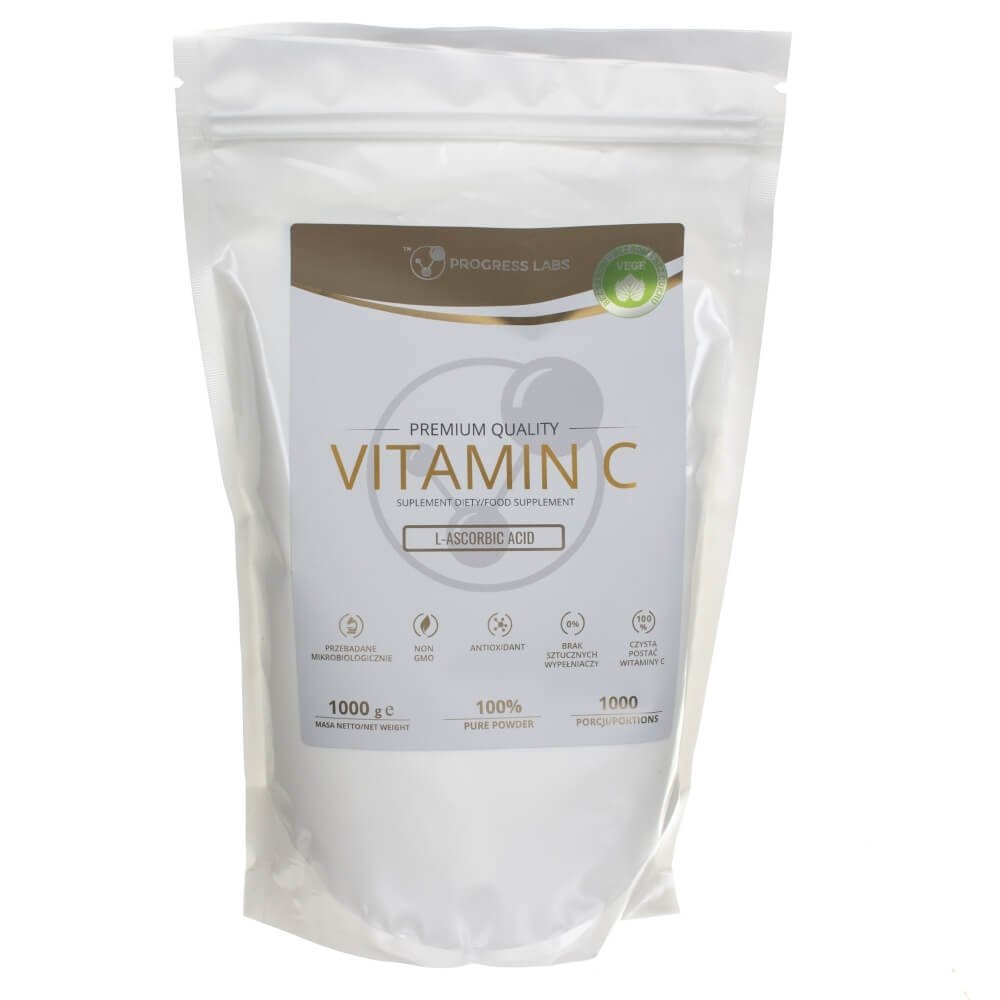 Фото - Вітаміни й мінерали Wish PROGRESS LABS Vitamin C 1000mg  - 1000g (L-Ascorbic ACID)