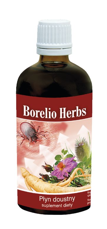 Inwent herbs Borelio Herbs 100ml borelioza rdestowiec japoński korzeń szczeci vilcacora korzeń żeń-szenia czystek