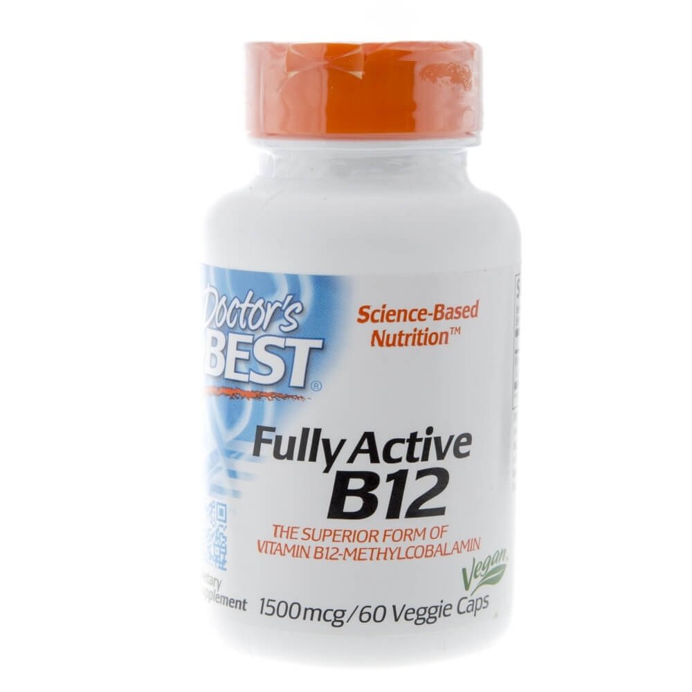 Doctor's Best Doctor's Best Fully Active B12 1500 mcg - 60 kapsułek