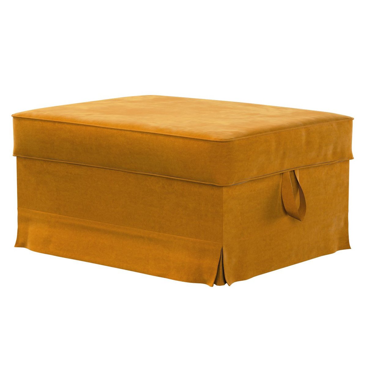Dekoria Pokrowiec na podnóżek Ektorp Bromma miodowy 60 x 79 x 42 cm Velvet 614-704-23