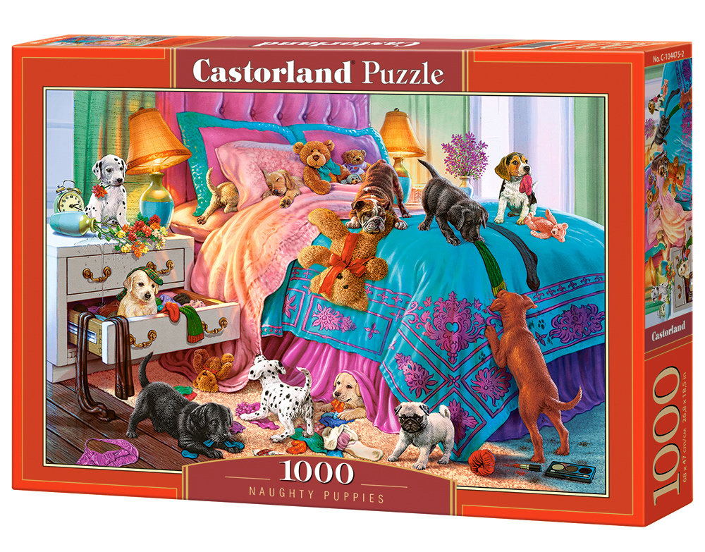 Castorland Puzzle 1000 Naughty Puppies