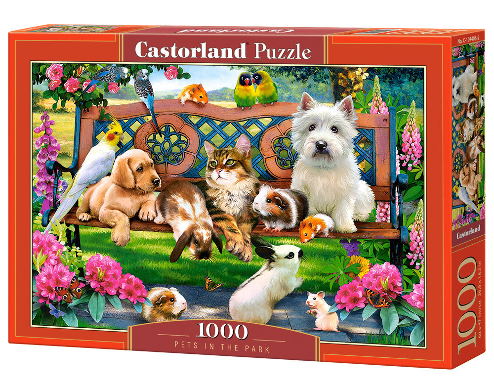 Castorland Puzzle 1000 Pets in the Park