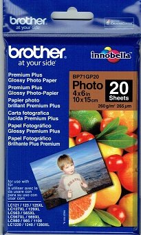 Papier fotograficzny BROTHER BP71GP20, 260 g/m2