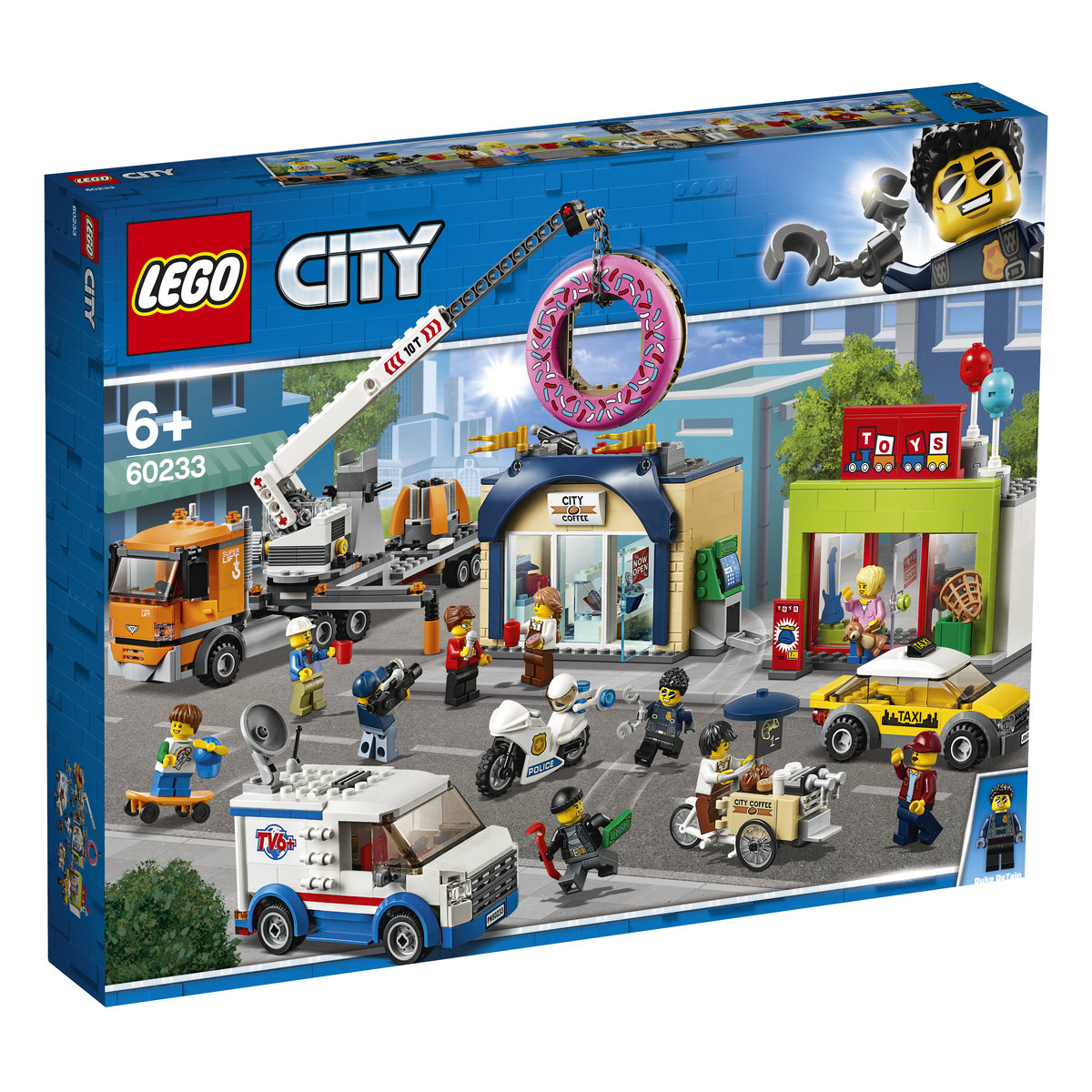 LEGO City Otwarcie sklepu z pączkami 60233