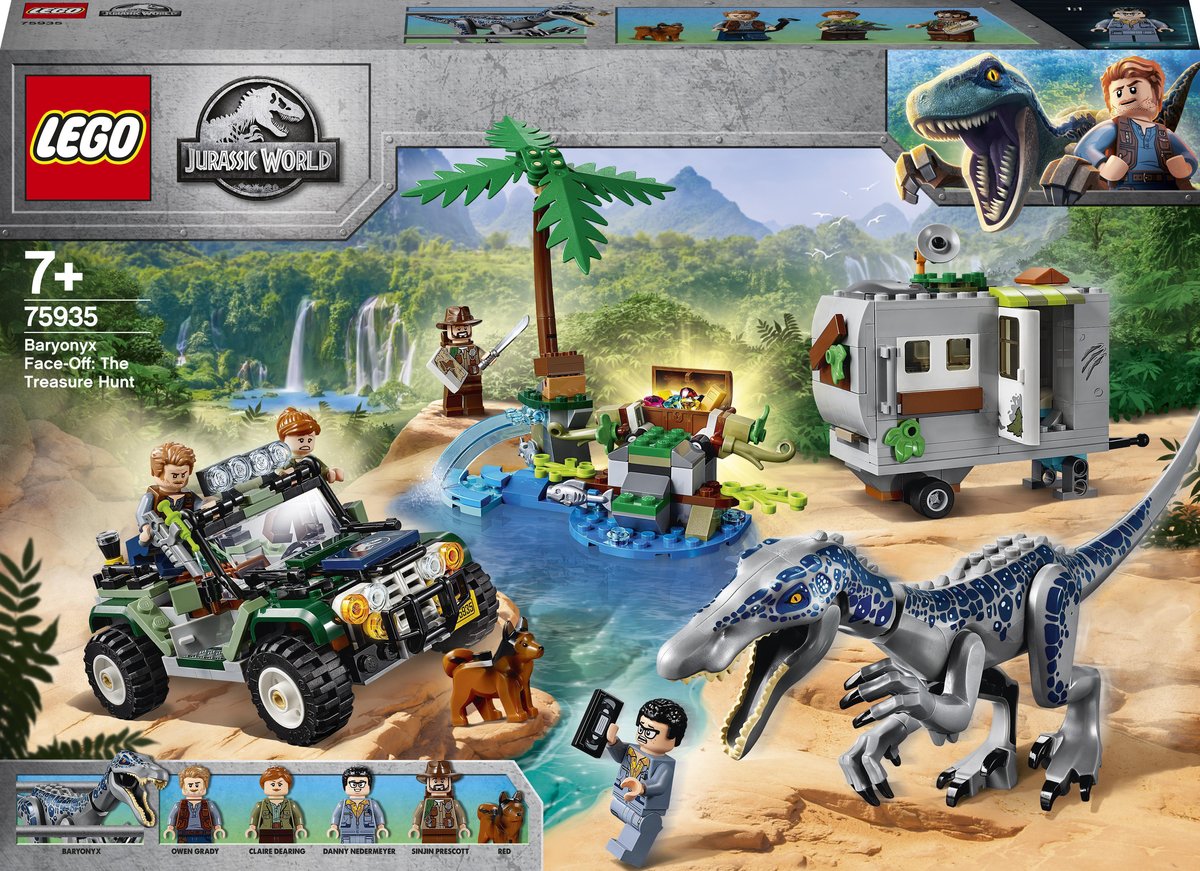 LEGO Jurassic World Starcie z Barionyksem: Poszukiwanie Skarbów 75935