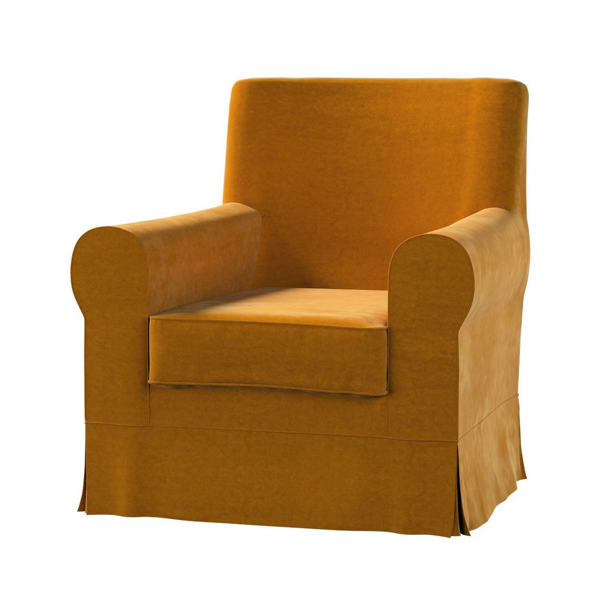 Dekoria Pokrowiec na fotel Ektorp Jennylund miodowy 78 x 85 x 84 cm Velvet 613-704-23