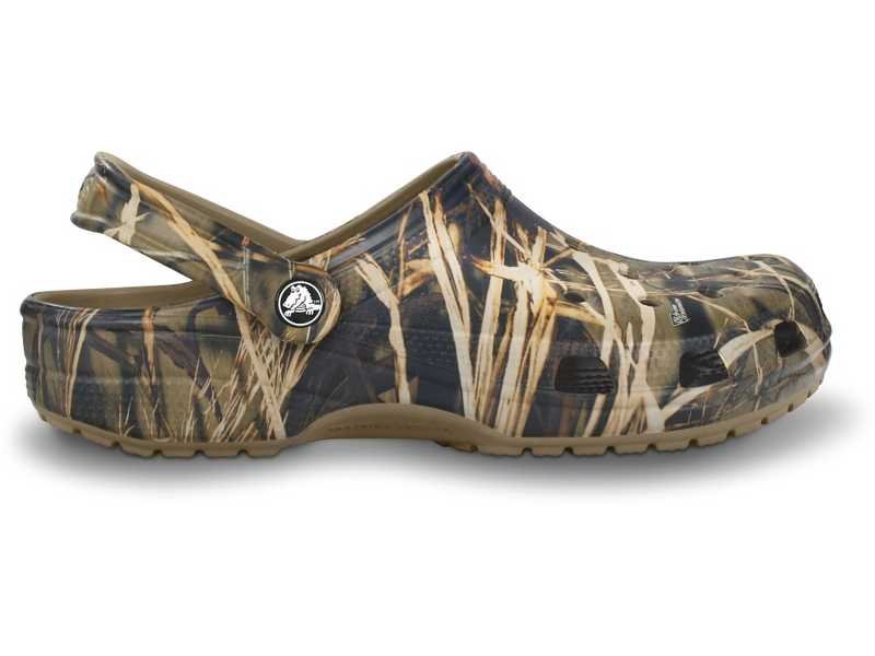 Crocs, Klapki męskie, Classic Realthree, beżowy, rozmiar 43 1/2