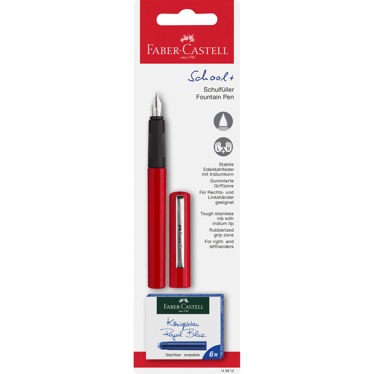 FABER-CASTELL 167351 Flamaster PITT Artist Pen, grubość 1.5 MM, 3 szt.