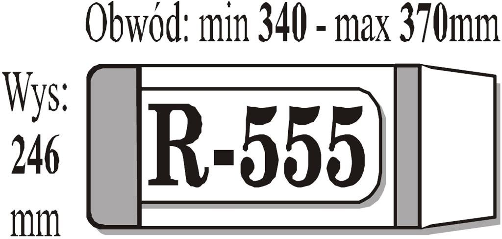 Okładka regulowana R-555 IKS