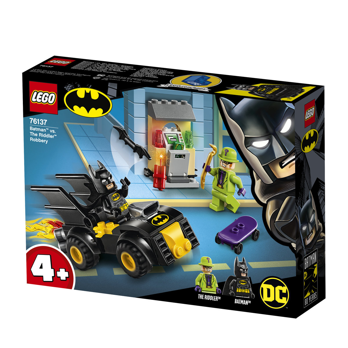 LEGO DC Super Heroes Batman i rabunek Człowieka Zagadki 76137