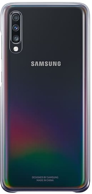 Samsung Gradation cover do Galaxy A70 czarne EF-AA705CBEGWW