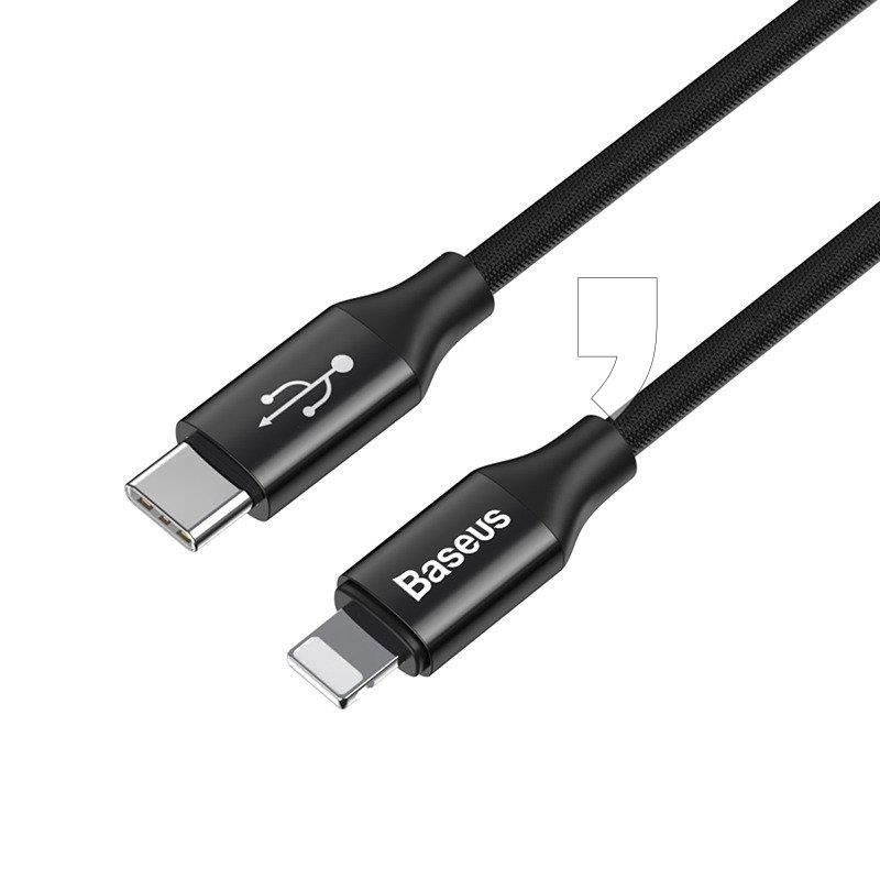 Baseus Baseus Kabel Baseus yiven CATLYW-C01 (USB typu C - Lightning ; 2m; kolor czarny) 2_246619
