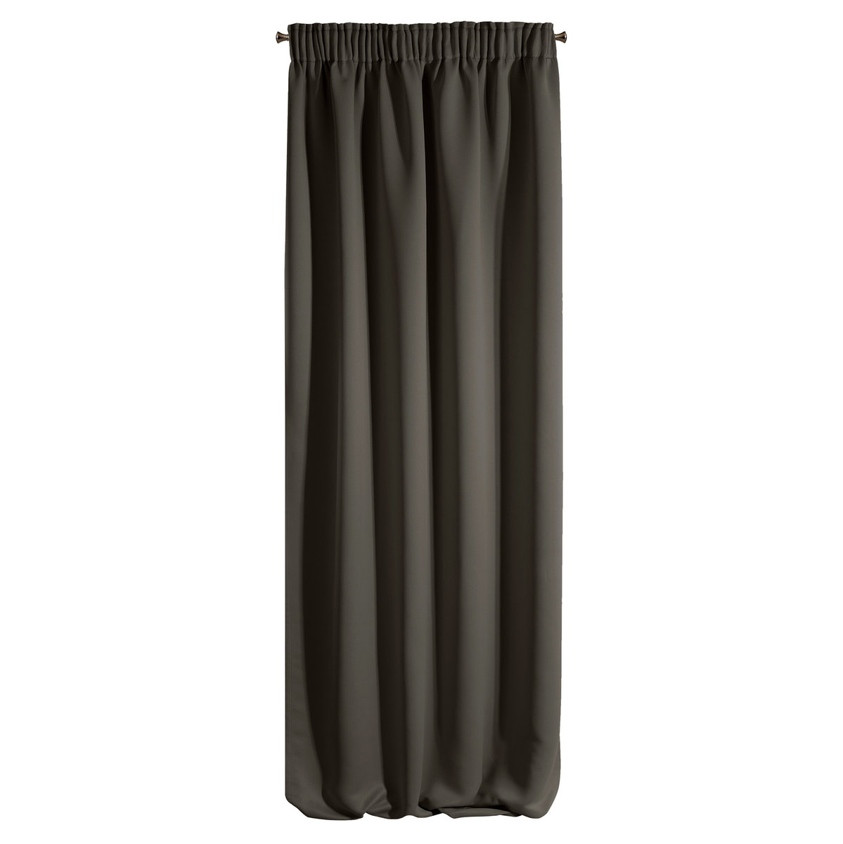 Eurofirany Zasłona LOGAN grafitowa 135 cm x 270 cm